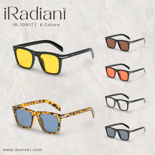 iR-10017 ︳iRadiant Classic Retro Frame Shades  ︳Unisex ︳6 Colors